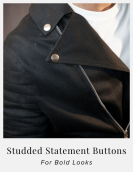 Black Denim Bikers Jacket