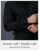 Black Solid Formal Shirt