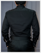 Black Solid Formal Shirt