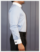 Non Iron Oxford Light Blue Formal Bankers' Shirt