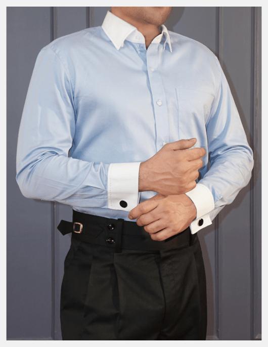 Non Iron Oxford Light Blue Formal Bankers' Shirt