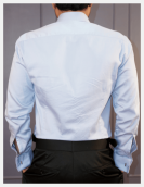 Non Iron Oxford Light Blue Solid Formal Shirt