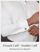 White Solid Giza Cotton Formal Shirt