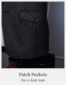 Black Premium Khadi Suit