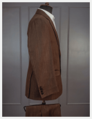 Brown Premium Khadi Suit