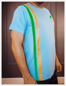 Bloom Of Freedom - Light Blue Round Neck Pride T-Shirt